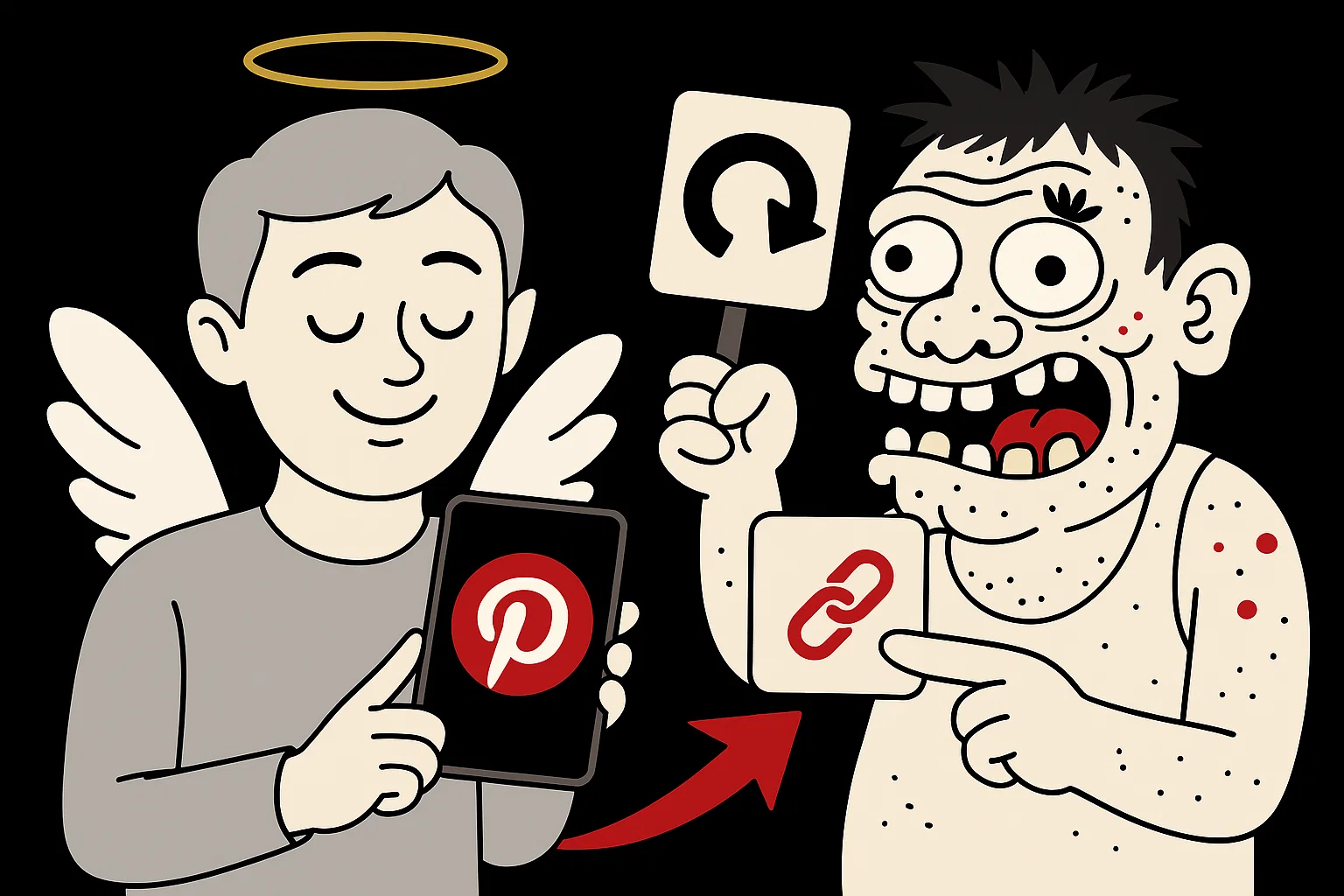 Pinterest Feio Que Traz 300 Cliques por Semana Pro Meu Link de Afiliado Oculto